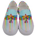 Rainbow Bird Men s Canvas Slip Ons View1