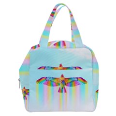 Rainbow Bird Boxy Hand Bag by Sparkle