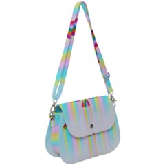 Rainbow Bird Saddle Handbag by Sparkle