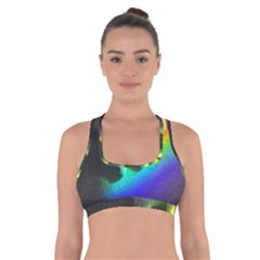 Rainbowcat Cross Back Sports Bra by Sparkle