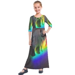 Rainbowcat Kids  Quarter Sleeve Maxi Dress by Sparkle