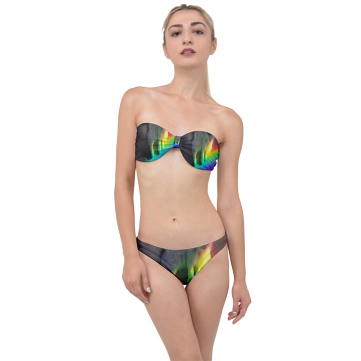 Rainbowcat Classic Bandeau Bikini Set