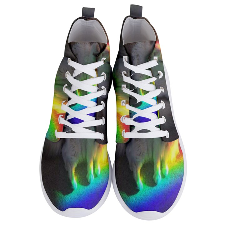 Rainbowcat Men s Lightweight High Top Sneakers