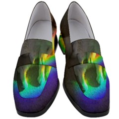 Rainbowcat Women s Chunky Heel Loafers by Sparkle