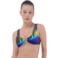 Rainbowcat Ring Detail Bikini Top by Sparkle