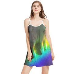 Rainbowcat Summer Frill Dress by Sparkle