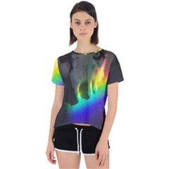 Rainbowcat Open Back Sport Tee by Sparkle