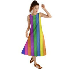 Colorful Spongestrips Summer Maxi Dress by Sparkle