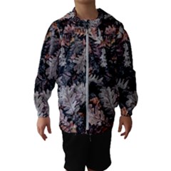 Autumn Leafs Kids  Hooded Windbreaker by Sparkle