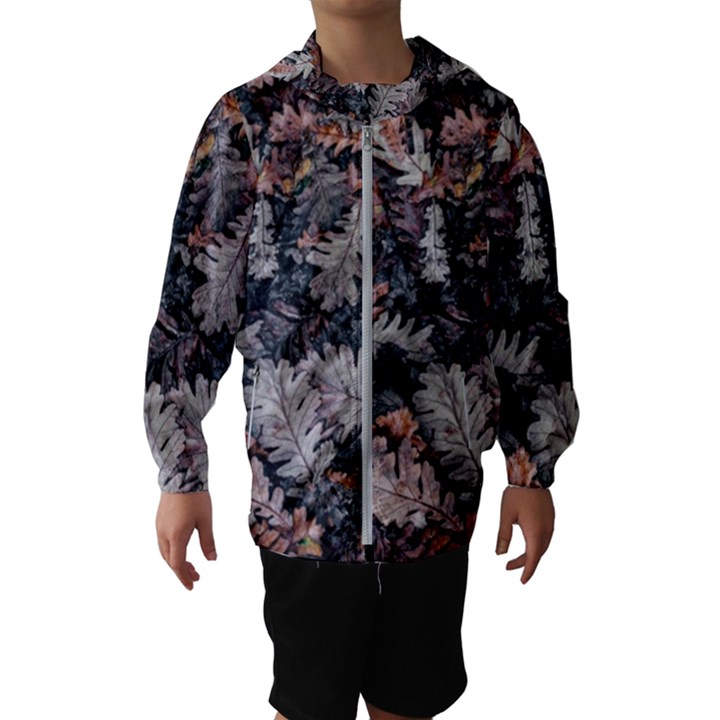 Autumn Leafs Kids  Hooded Windbreaker