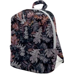 Autumn Leafs Zip Up Backpack by Sparkle