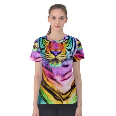 Rainbowtiger Women s Cotton Tee by Sparkle