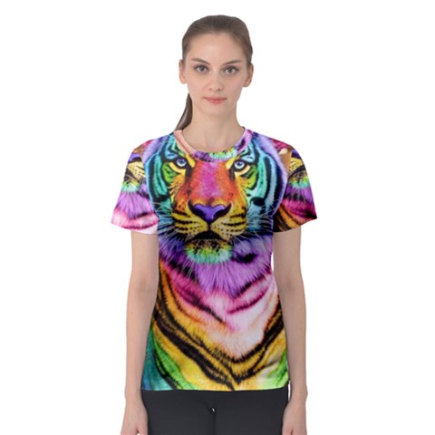 Rainbowtiger Women s Sport Mesh Tee by Sparkle