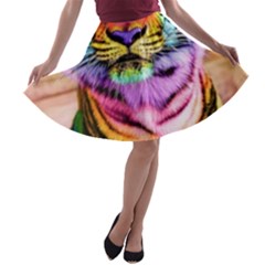 Rainbowtiger A-line Skater Skirt