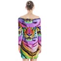 Rainbowtiger Long Sleeve Off Shoulder Dress View2