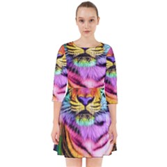 Rainbowtiger Smock Dress by Sparkle