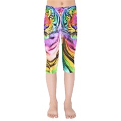 Rainbowtiger Kids  Capri Leggings  by Sparkle