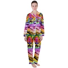 Rainbowtiger Satin Long Sleeve Pyjamas Set by Sparkle