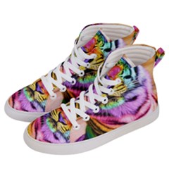 Rainbowtiger Women s Hi-top Skate Sneakers by Sparkle