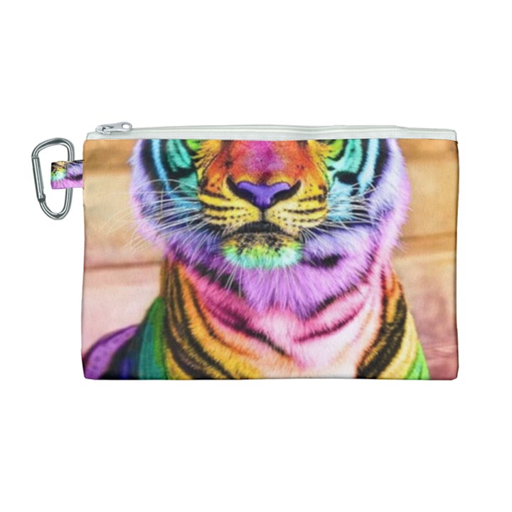 Rainbowtiger Canvas Cosmetic Bag (Large)