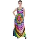 Rainbowtiger Empire Waist Velour Maxi Dress View1