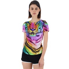 Rainbowtiger Back Cut Out Sport Tee