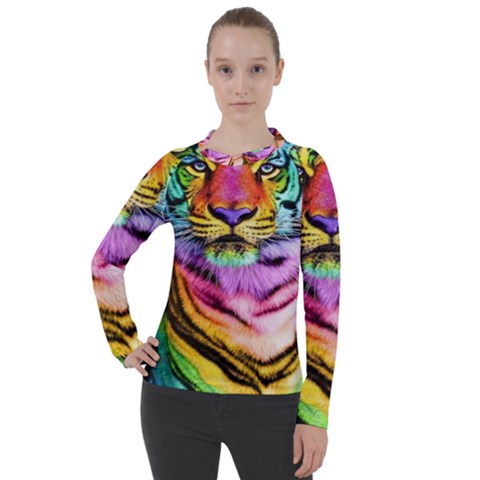 Rainbowtiger Women s Pique Long Sleeve Tee by Sparkle