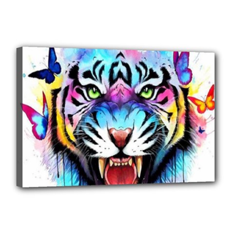 Butterflytiger Canvas 18  X 12  (stretched) by Sparkle