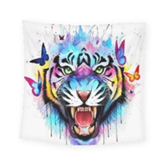 Butterflytiger Square Tapestry (small) by Sparkle