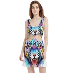 Butterflytiger Velvet Cutout Dress by Sparkle