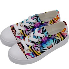 Butterflytiger Kids  Low Top Canvas Sneakers by Sparkle