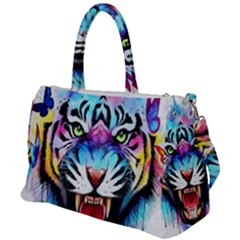 Butterflytiger Duffel Travel Bag by Sparkle