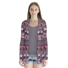 Realflowers Drape Collar Cardigan by Sparkle