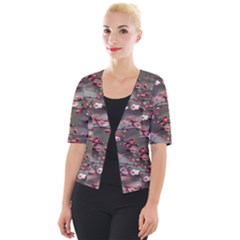 Realflowers Cropped Button Cardigan by Sparkle