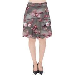 Realflowers Velvet High Waist Skirt by Sparkle