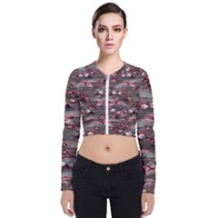 Realflowers Long Sleeve Zip Up Bomber Jacket by Sparkle