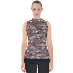 Realflowers Mock Neck Shell Top by Sparkle