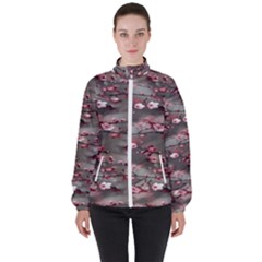 Realflowers Women s High Neck Windbreaker by Sparkle