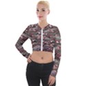 Realflowers Long Sleeve Cropped Velvet Jacket View1