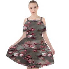 Realflowers Cut Out Shoulders Chiffon Dress by Sparkle