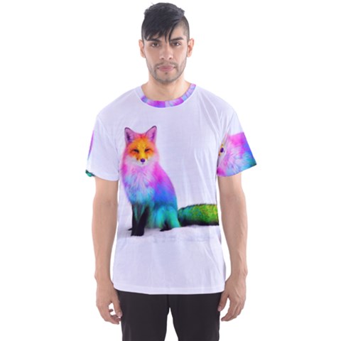 Rainbowfox Men s Sport Mesh Tee by Sparkle