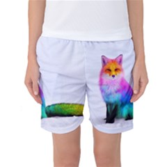 Rainbowfox Women s Basketball Shorts by Sparkle