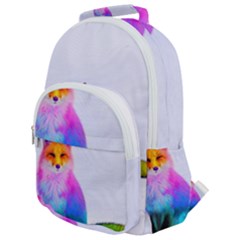 Rainbowfox Rounded Multi Pocket Backpack by Sparkle