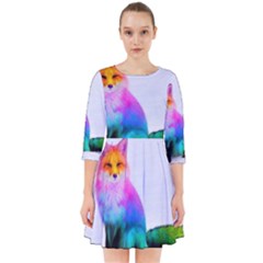 Rainbowfox Smock Dress by Sparkle