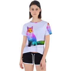 Rainbowfox Open Back Sport Tee