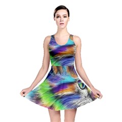 Rainbowcat Reversible Skater Dress by Sparkle