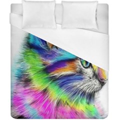 Rainbowcat Duvet Cover (california King Size) by Sparkle