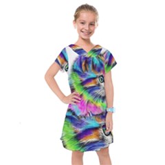 Rainbowcat Kids  Drop Waist Dress by Sparkle