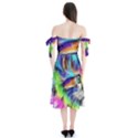 Rainbowcat Shoulder Tie Bardot Midi Dress View2