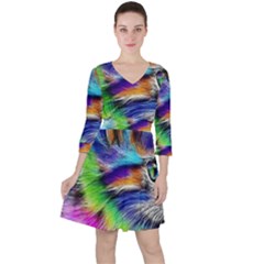 Rainbowcat Ruffle Dress by Sparkle